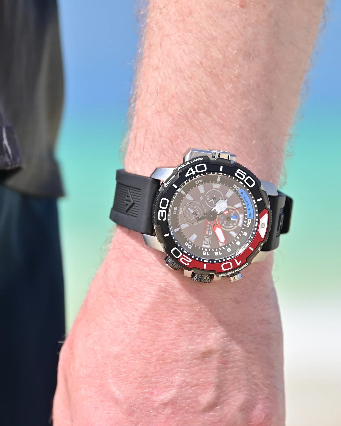 Promaster Aqualand Black Dial Polyurethane Strap BJ2167-03E | CITIZEN